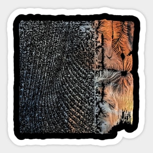 Alghorithmically generated landscape Sticker